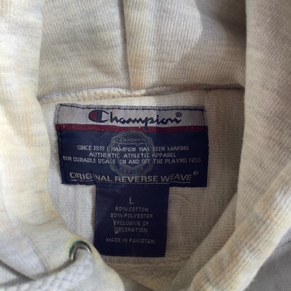 Vintage Reverse Weave Champion Sweatshirt LG - Picture 3 of 7